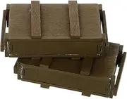 GETAJGHSD 2pcs Miniature Scene Organizer 1/6 Scale Army Scene Box Storage Case for Display