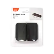 Taskmaster 32mm Matte Black Square Cabinet Pull Handle - 2 Pack