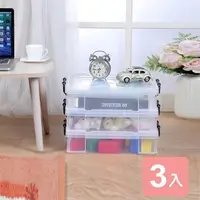 在飛比找PChome24h購物優惠-《真心良品》KEYWAY耐久型掀蓋式透明整理箱5.9L-3入