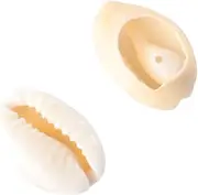 TEHAUX 50pcs Sea Snail Shell DIY Earring Necklace Charms Natural Hanging Decorations