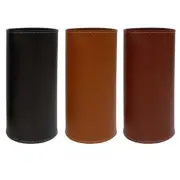 Gas Tank Protective Cover Long PU Leather Case Fuel Cylinder Storage Container