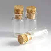 Bottle 1ml 11x22mm Tiny Glass bottles Borosilicate Small 50-200 pieces Vial