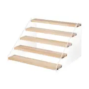 5 Tier Figures Display Stand Desktop Display Shelf for Jewelry Toys Office