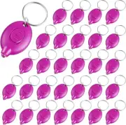 50Pcs Mini UV LED Keychain Flashlight 395nm UV Light Black Light Keychain Torch
