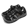 Teva 戶外鞋 Omnium 2 男鞋 黑灰 護趾 水陸 機能 魔鬼氈 涼鞋 1019180BLK 26cm BLACK/GREY