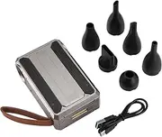 Justivana Violent Blower Mini Turbo Jet Fan Handheld Rechargeable Portable Turbo Fan with LED Lighting for Outdoors Keyboard