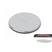 Wireless Charger Fast Charging Station for Apple Samsung and Smart Phones-Silver