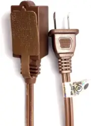 Powtech UL Listed Electric Cable 3 Outlet Cord 2 Prong Household Extension Cord