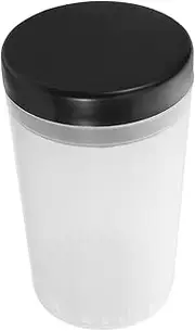 LOLIPPYY Small Nail Art Brush Cup Plastic Nail Art Cleaning Pot Brush Soaker Gel Pen Storage