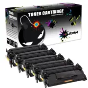 5 Black Toner replace for HP CF287A 87A LaserJet Enterprise M501dn M506dn M527dn