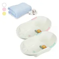 在飛比找樂天市場購物網優惠-小獅王辛巴 simba 嬰兒防滑浴盆(2色可選)+棉之境六層