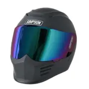 Simpson Motorcycle SPBM3 Speed Bandit Helmet Adult Medium Matte Black