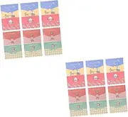 COHEALI 2sets Paper Thank You Cards Assorted Baby Shower Card Set for Birthday and Holiday Greeting 18pcs*2