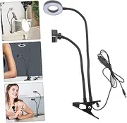 MERRYHAPY Selfie Ring Light Clip Led Live Stream Light Professional Fill Light for Photography Makeup Video Conference Easy to Use