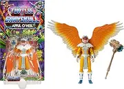 [Masters of the Universe] Origins Turtles of Grayskull Sorceress April O Neil Action Figure Toy, 16 Articulations, Wings & Armor, TMNT Motu Crossover