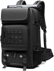 Men travel backpack,waterproof 17 inch Business Laptop Backpack with Separate Shoe Bag,50L outdoors trekking backpack woman