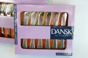 NEW Dansk SILHOUETTE Stainless Set of 6 Cocktail Appetizer Forks & Knives