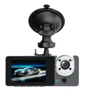 170° Car Dash DVR Camera 3 Lens 1080P Front/Rear/Inside Cameras Parking Monitor (for: Fiat)