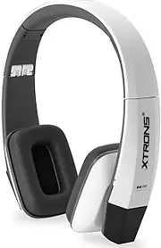 XTRONS White IR Wireless Dual Channel Stereo Headphones Infrared Headsets Cordless 2 Channels with Built-in IR Transmitter