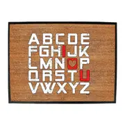 Alphabet Love You - Funny Novelty Doormat Man Cave Floor mat