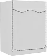 Garden Furniture Patio Set Cover Washing Machine Cover Outdoor Top Loader and Front Loader, Dryer Cover Waterproof Dustproof Sun Protection(Silver,60x50x85cm)