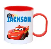 Personalised Cars Lightning McQueen Plastic Cup Child's Birthday Party Favour