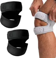 [Generic] Grunsguru Knee Stabilizer, Grunsguru Stabilizer Knee Brace for Men Women, Reduces leg pressure, enhances athleticism, strong breathability, suitable for all leg types (Black)