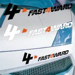 JDM FAST4WARD 直線賽車貼紙汽車擋風玻璃車門保險槓車身裝飾午夜貼花