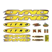 DYNO -1999 NITRO decal set for red frame - old school bmx