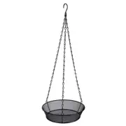 Hanging Bird Feeder Tray Platform Metal Mesh Bird Seed Feeder for Outdoors