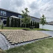 Garden Retaining Wall Grid Stabilizer Ground Grid for Patio Pad Rocks, Foundation Pavers for Filling Pebbles Small Stones Granite, Heavy Duty Permeable Gravel Grid for Lawn Driveway Walkways Landscapi