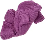 Generic Adorable High Collar Pet Sweater for Dogs Warm Knitted Outfit for Puppies and Cats Winter Clothes for Comfort and Play for Cute Pet Photos