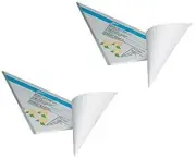 Ateco 450 Disposable Parchment Triangle Pastry Bag 15'' 100 Pc Pack (2 SETS)
