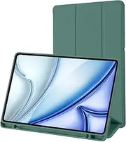 Case for Samsung Galaxy Tab S6 Lite Tablet with Pencil Holder(SM-P620N/P625N/P610/P613/P615/P619), Cover for Samsung Galaxy Tab S6 Lite 10.4 inch 2024/2022/2020 (Pine Green)
