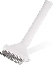 Dog&Cat Hair Grooming Brush,Rake Deshedding Brush, Dematting Tool - Undercoat Rake for Dogs, Cats, Effective Dog Grooming Tool & Pet Hair Remover, Professional Deshedding Tool,Reduce Shedding by 95%