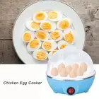 Egg Steamer Household Egg Steamer US Plug 110V Blue Single Layer