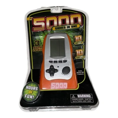 Portable Arcade 5000 Games in One Electronic Handheld Travel Game SEALED New