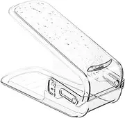 Daseeme Clear Shoe Organizer, 1 Pack Adjustable Shoe Stacker, Small Space Shoe Organizer, Closet Organizer, Shoes (Clear1)
