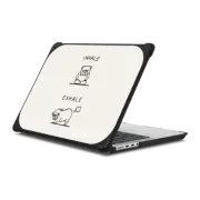 MacBook Pro 14-inch (M1 - M4) Bounce Case Inhale Exhale English Bulldog