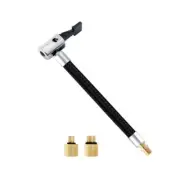 Pump Hose with Adaptors Replacement Inflator Pump Extension Hose Connection