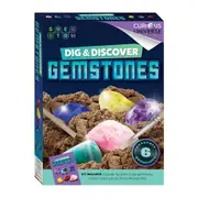 Curious Universe Dig & Discover Gemstones Archaeology Activity Kit Kids 8y+