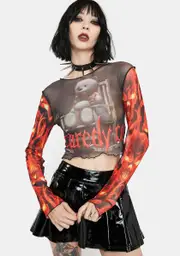 [NGOrder] Teddy Mesh Top