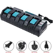 DC18SF 4-Port Charger Replacement for Makita 18V Charger DC18RC DC18RA DC18RD