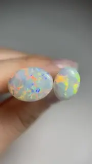 SET OF TWO! 7.9TCW & 4.10TCW- Lightning Ridge Dark Opals
