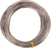 2pcs Bonsai Training Wire 1mm Total 60mm 197 Feet Anodized Aluminum Wire Corrosion Resistant Garden Wire for Plants Bonsai Trees Shaping Bending Indoor, Brown