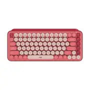 Logitech POP Keys Wireless Mechanical Emoji Keyboard (HeartBreaker Rose)
