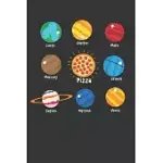 EARTH JUPITER MARS MERCURY PIZZA URANUS SATURN NEPTUNE VENUS: 2019 PLANNER CALENDAR JOURNAL FOR PIZZA SUN SOLAR SYSTEM SPACE ASTRONOMY GALAXY PLANET L