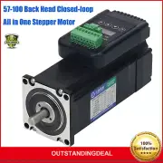 57-100 Back Head Closed-loop All in One Stepper Motor Support Simple PLC / JOG-