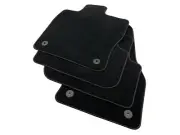 OEM VW Velour Floor Mats Black VW Golf Sportsvan Carpet Fabric 4-Piece Set