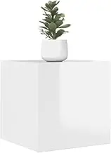 Wall Mounted TV Cabinets 4 pcs High Gloss White 30.5x30x30 cm,TV mounts & TV Units 27.82KG-804501